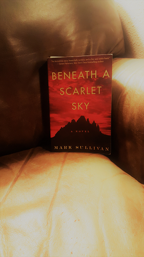 Cover of Beneath a Scarlet Sky by Mark Sullivan